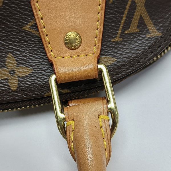 ALMA BB Monogram Coated Canvas Brown