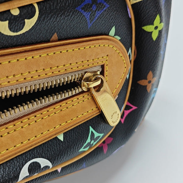 LV × TM PRISCILLA Monogram Coated Canvas Black