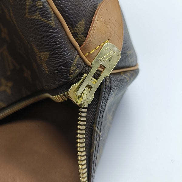SAC SOUPLE 55 Monogram Coated Canvas Brown