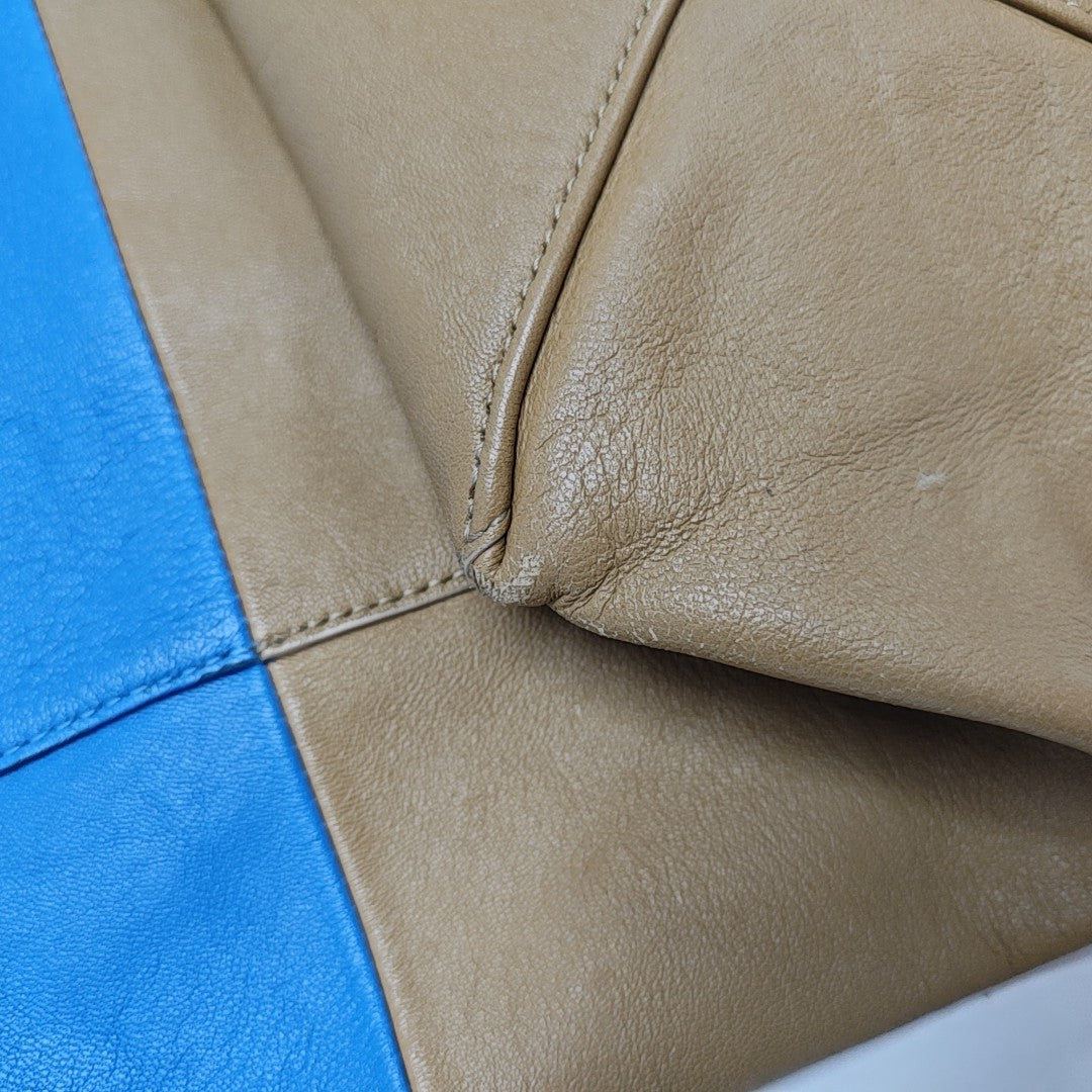 VERTICAL CABAS Medium Calfskin Blue