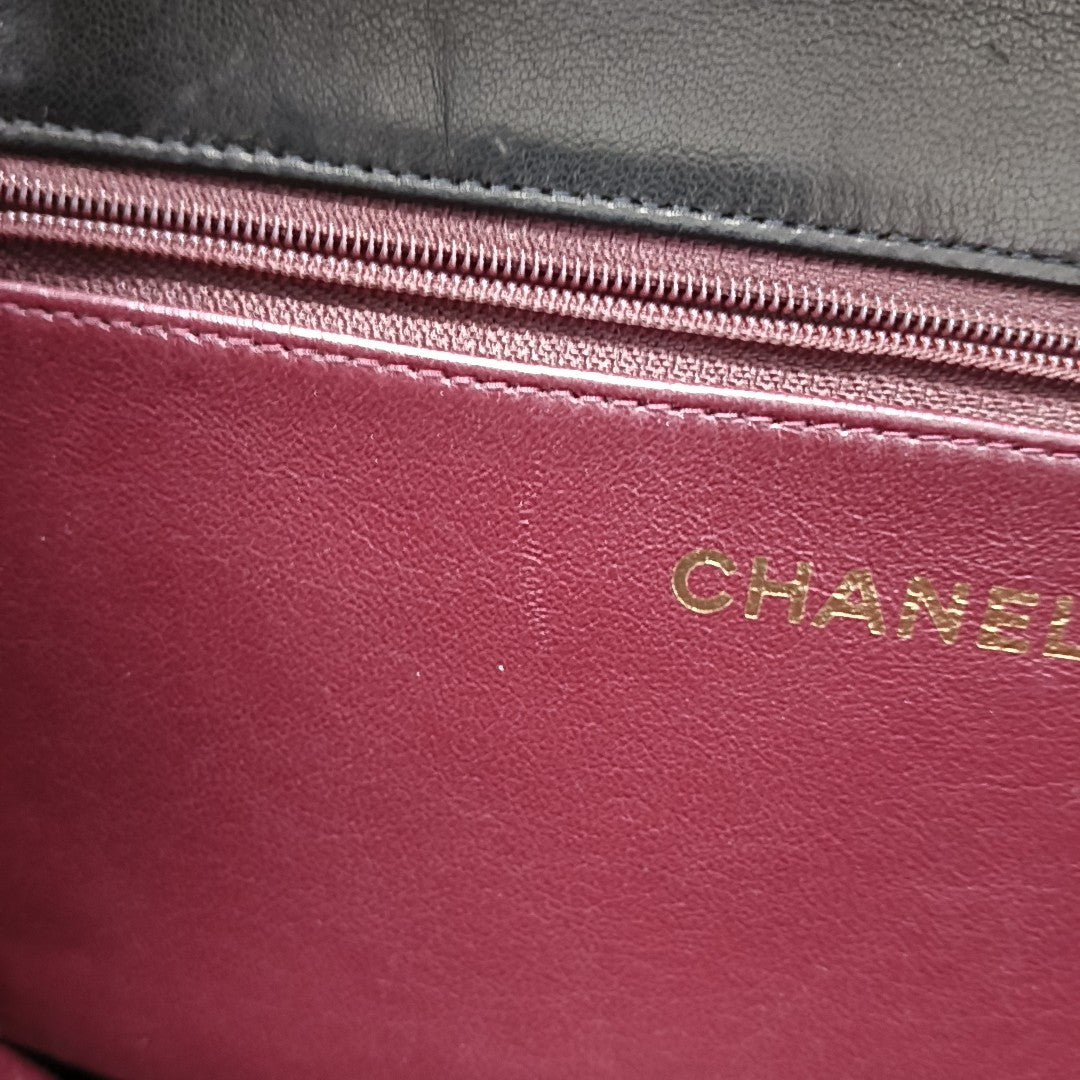 Quilted Lambskin Black