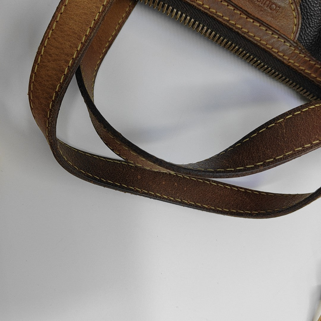 PALERMO PM Monogram Coated Canvas Brown