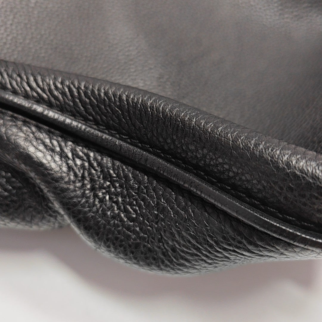 Calfskin Crossbody Bag Black