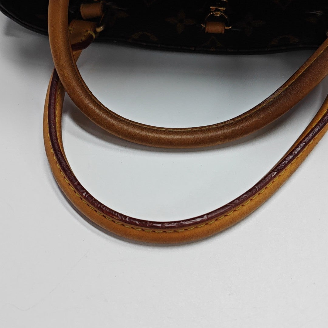MONTAIGNE Monogram Coated Canvas Brown