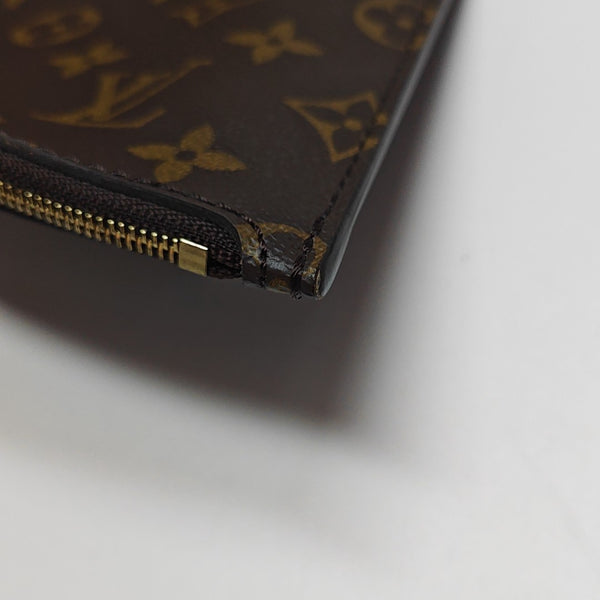 NEVERFULL MM Monogram Coated Canvas Brown