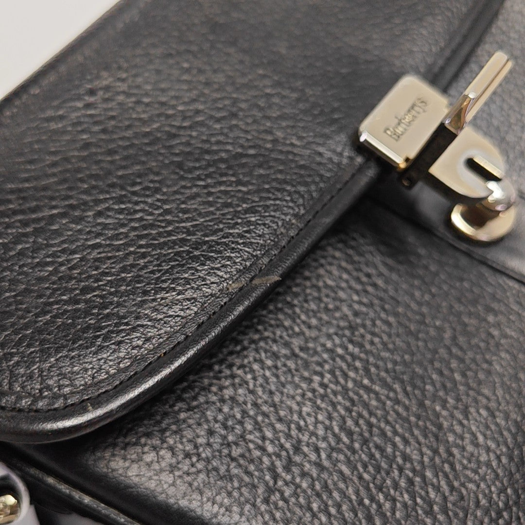Calfskin Shoulder Bag Black