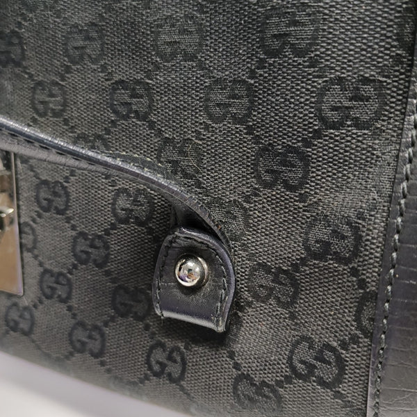 Monogram Canvas Top Handle Bag Black