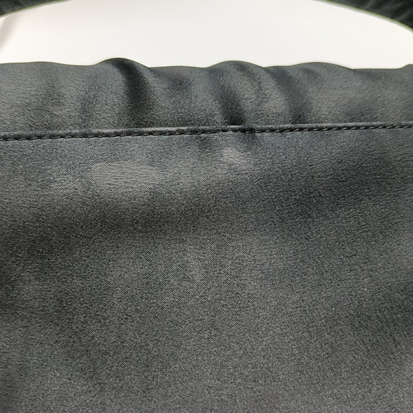 Bolso de mano de nailon negro