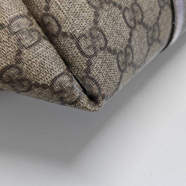 Monogram Coated Canvas Tote Bag Beige