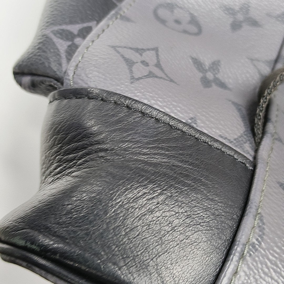 CHRISTOPHER Monogram Coated Canvas Gray