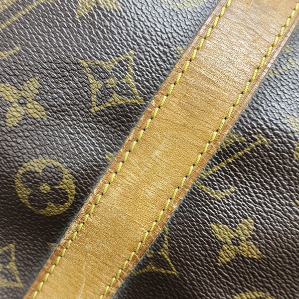 SAC SOUPLE 55 Monogram Coated Canvas Brown