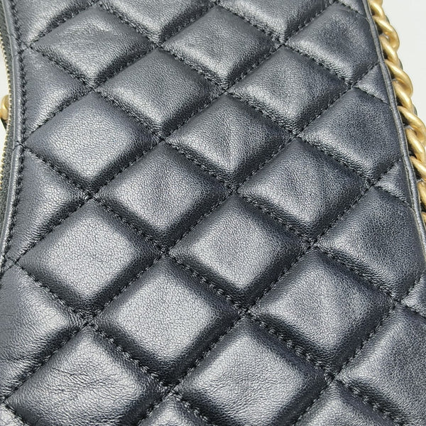 HOBO Small Quilted Lambskin Black
