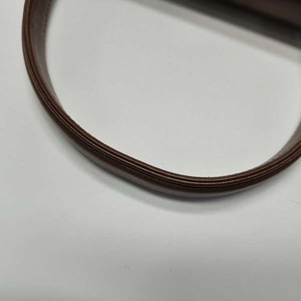 Calfskin Top Handle Bag Brown