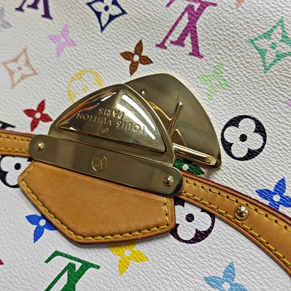 LV × TM BEVERLY MM Monogram Coated Canvas White