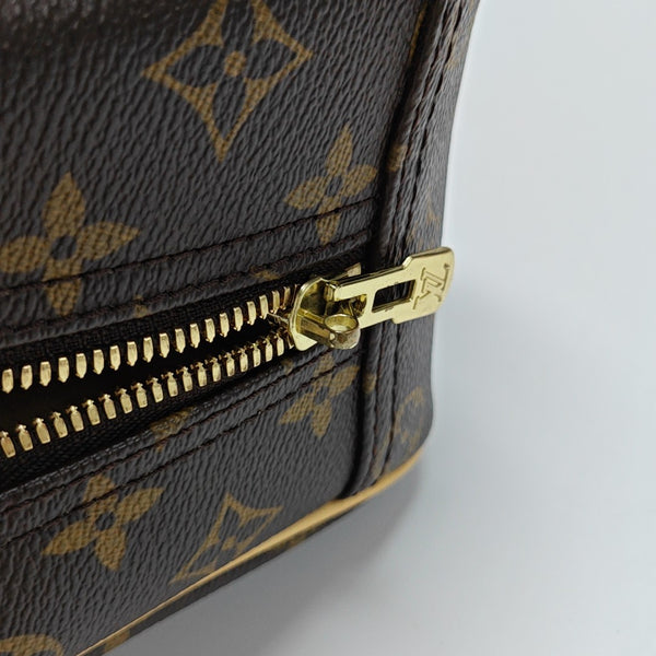 DEAUVILLE Monogram Coated Canvas Brown