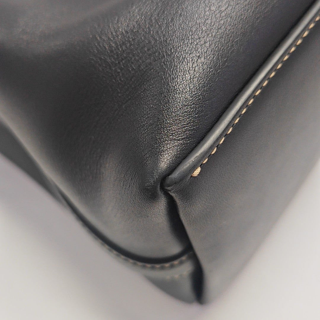 GG Emblem Mini Calfskin Black