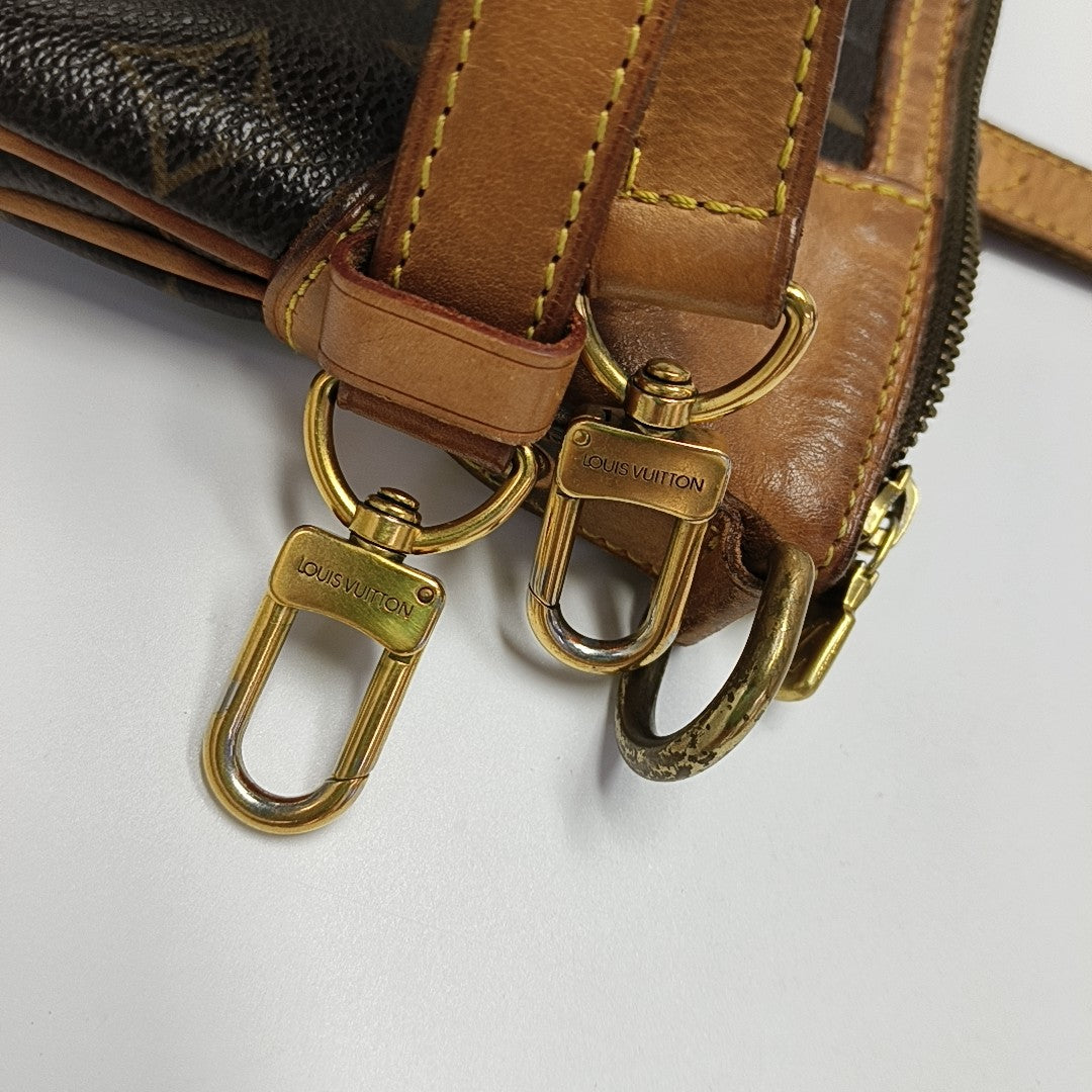 ODEON Monogram Coated Canvas Brown