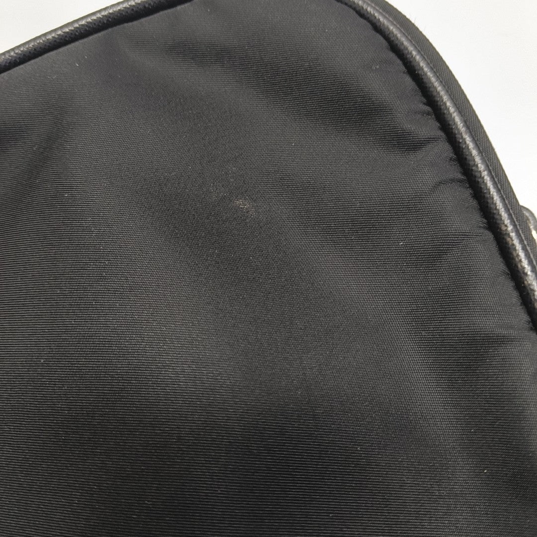Nylon Shoulder Bag Black