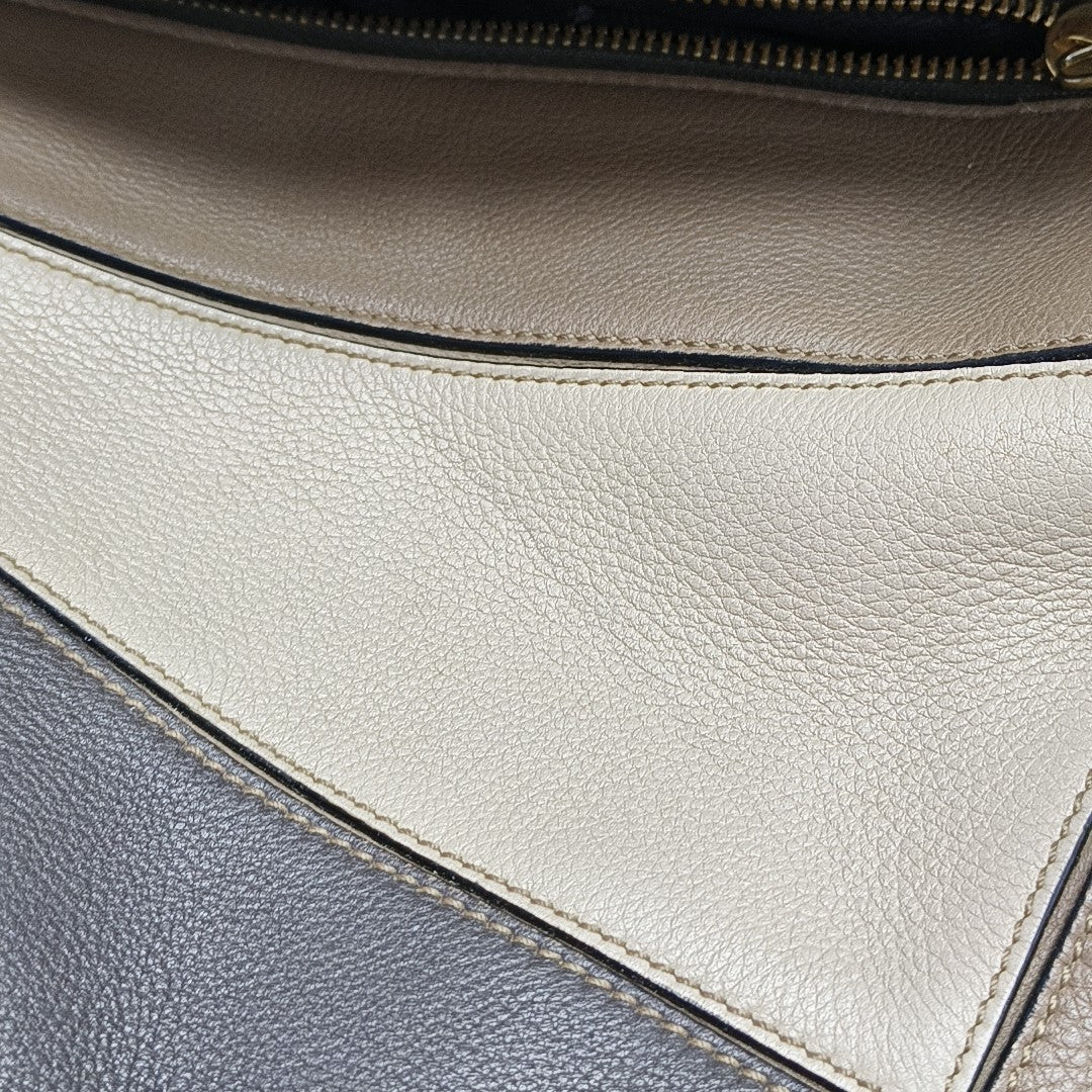 Puzzle Medium Calfskin Multicolor