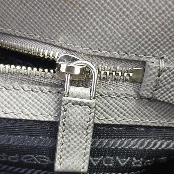 Galleria Large Saffiano Calfskin Gray