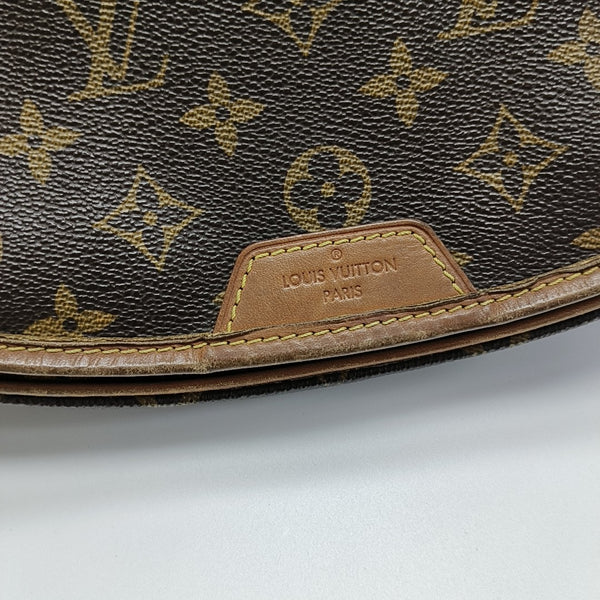MENILMONTANT PM Monogram Coated Canvas Brown