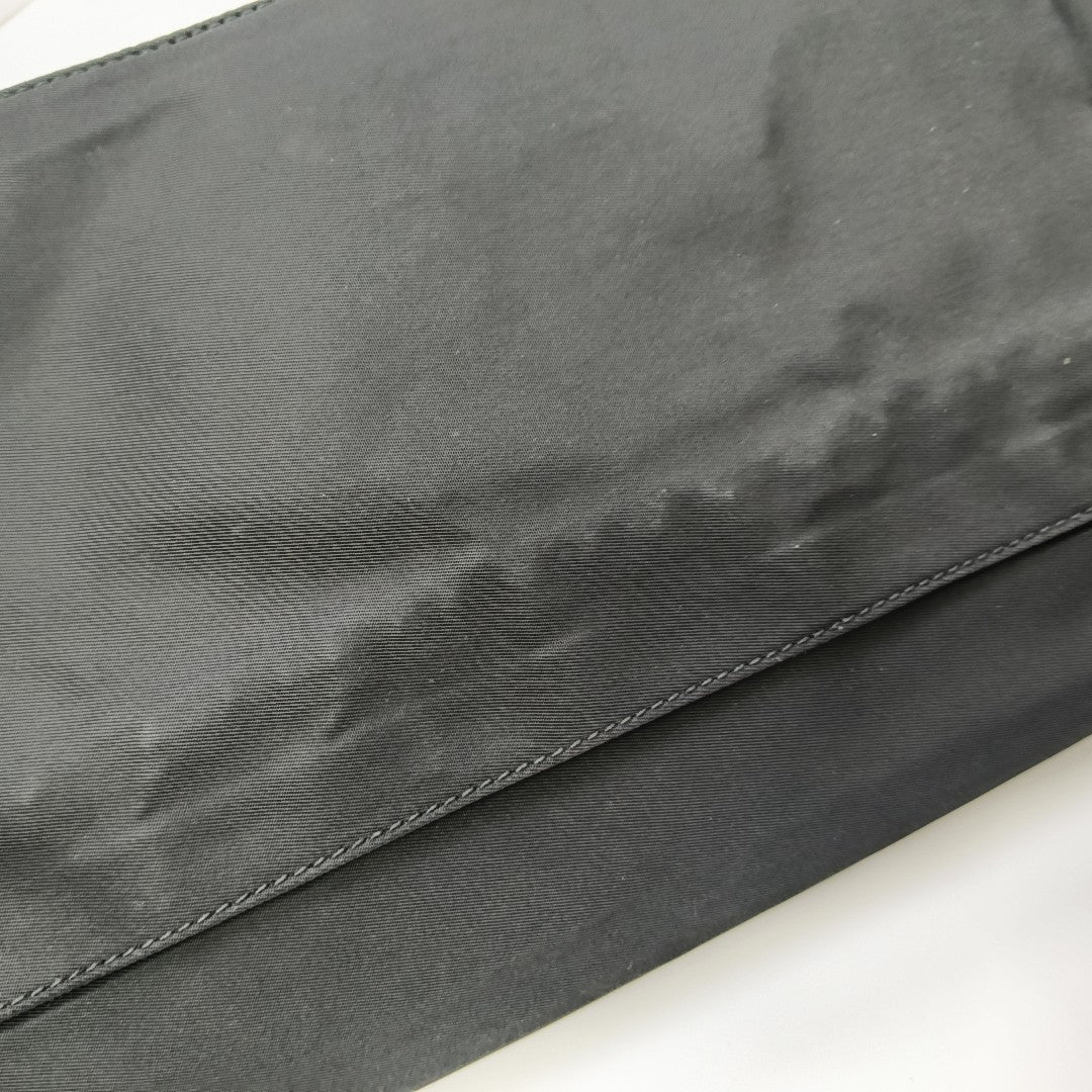Nylon Shoulder Bag Black