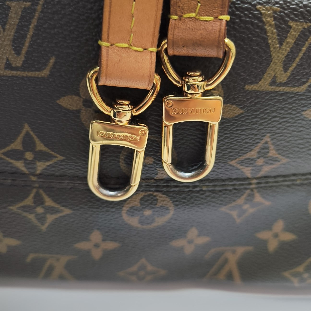 TURENNE MM Monogram Coated Canvas Brown
