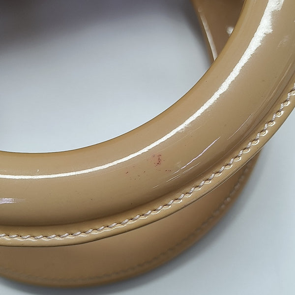 Lady Dior Medium Cannage Patent Leather Yellow