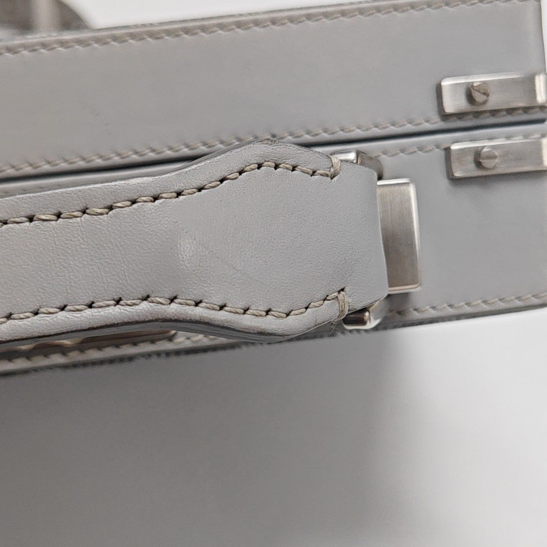 Lock Oblique Coated Canvas Gray