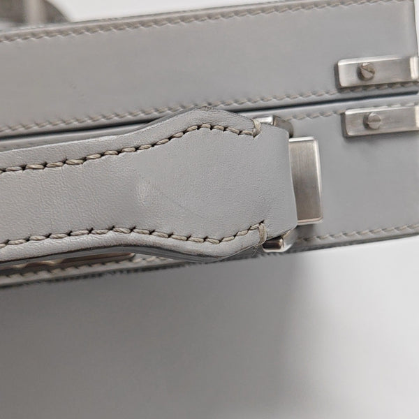 Lock Oblique Coated Canvas Gray