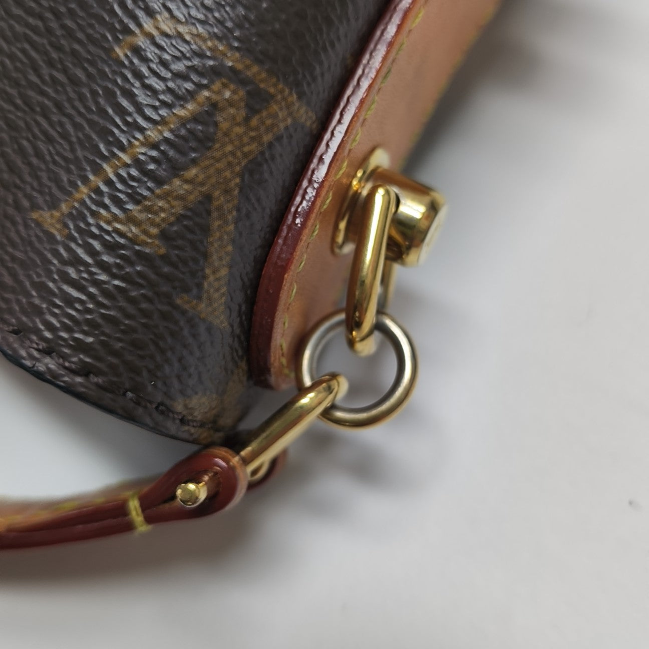 DUFFLE Monogram Coated Canvas Brown