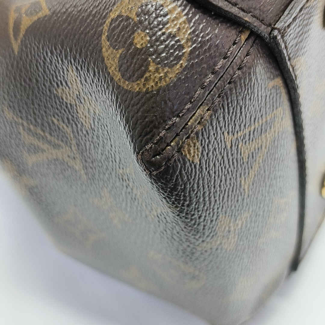 MONTAIGNE GM Monogram Coated Canvas Brown