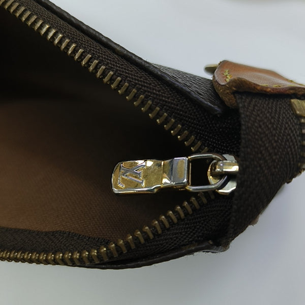 EVA Monogram Coated Canvas Brown