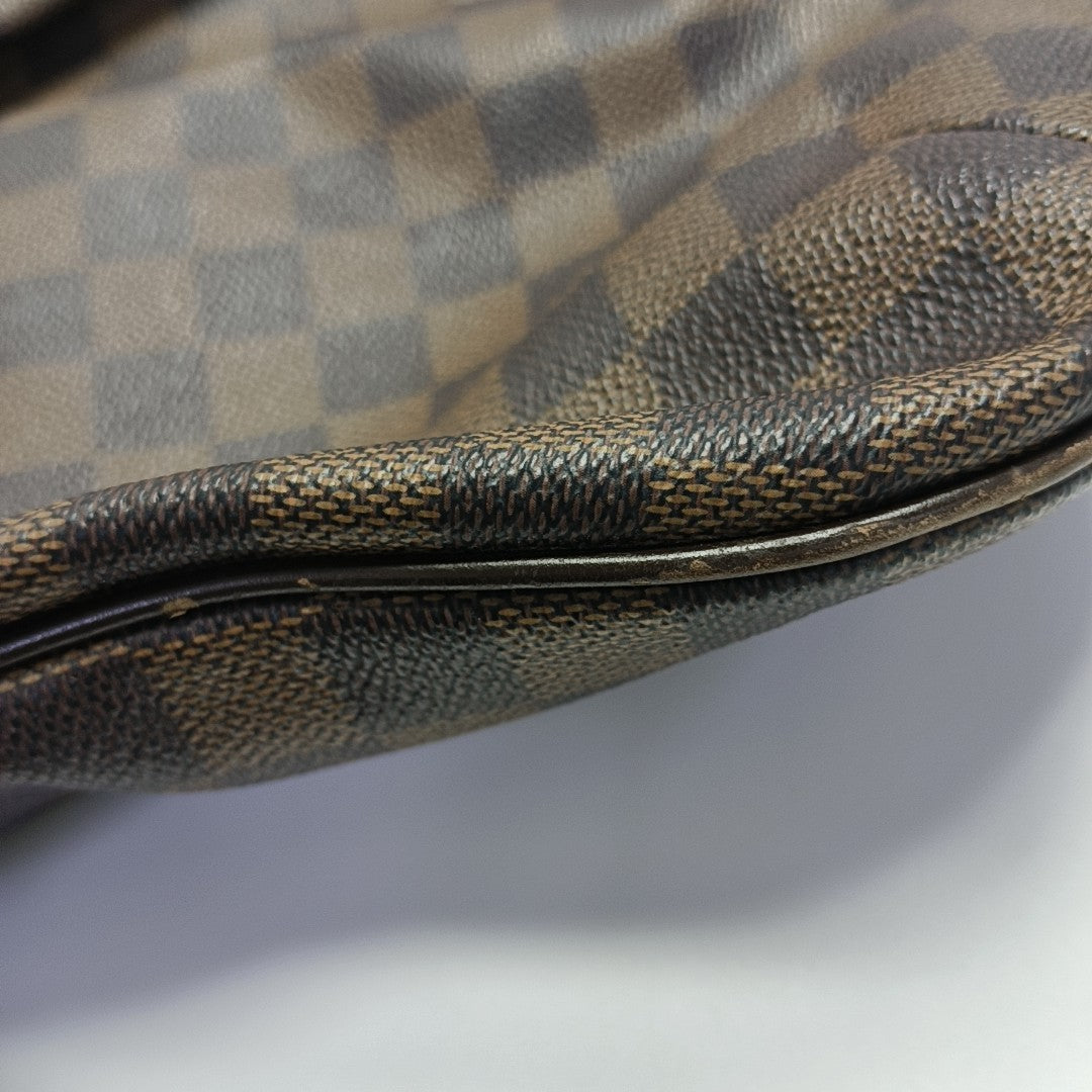 BLOOMSBURY PM Damier Ebene Coated Canvas Brown