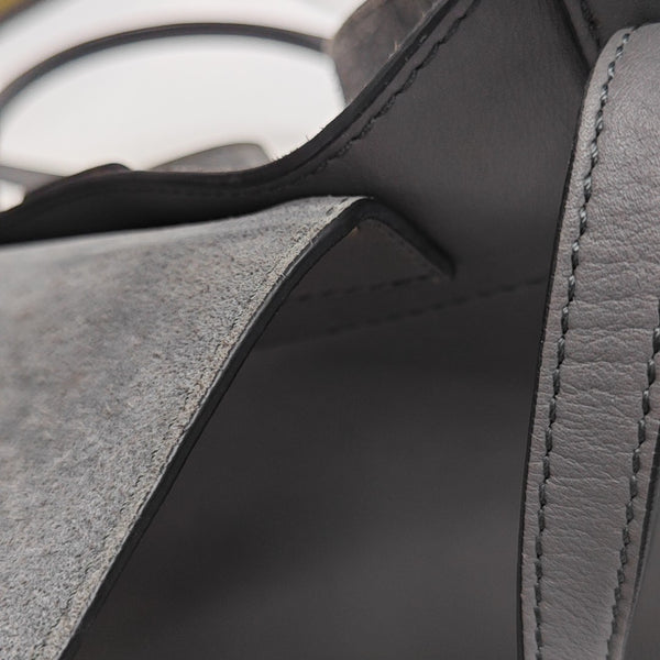 BIG BAG Small Calfskin Gray