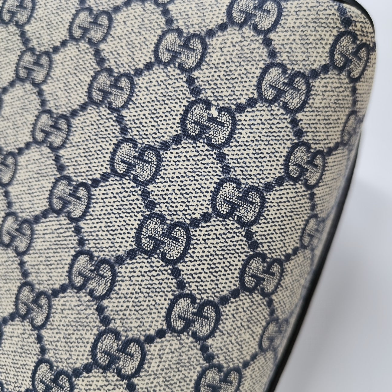 GG Blooms Monogram Coated Canvas Beige