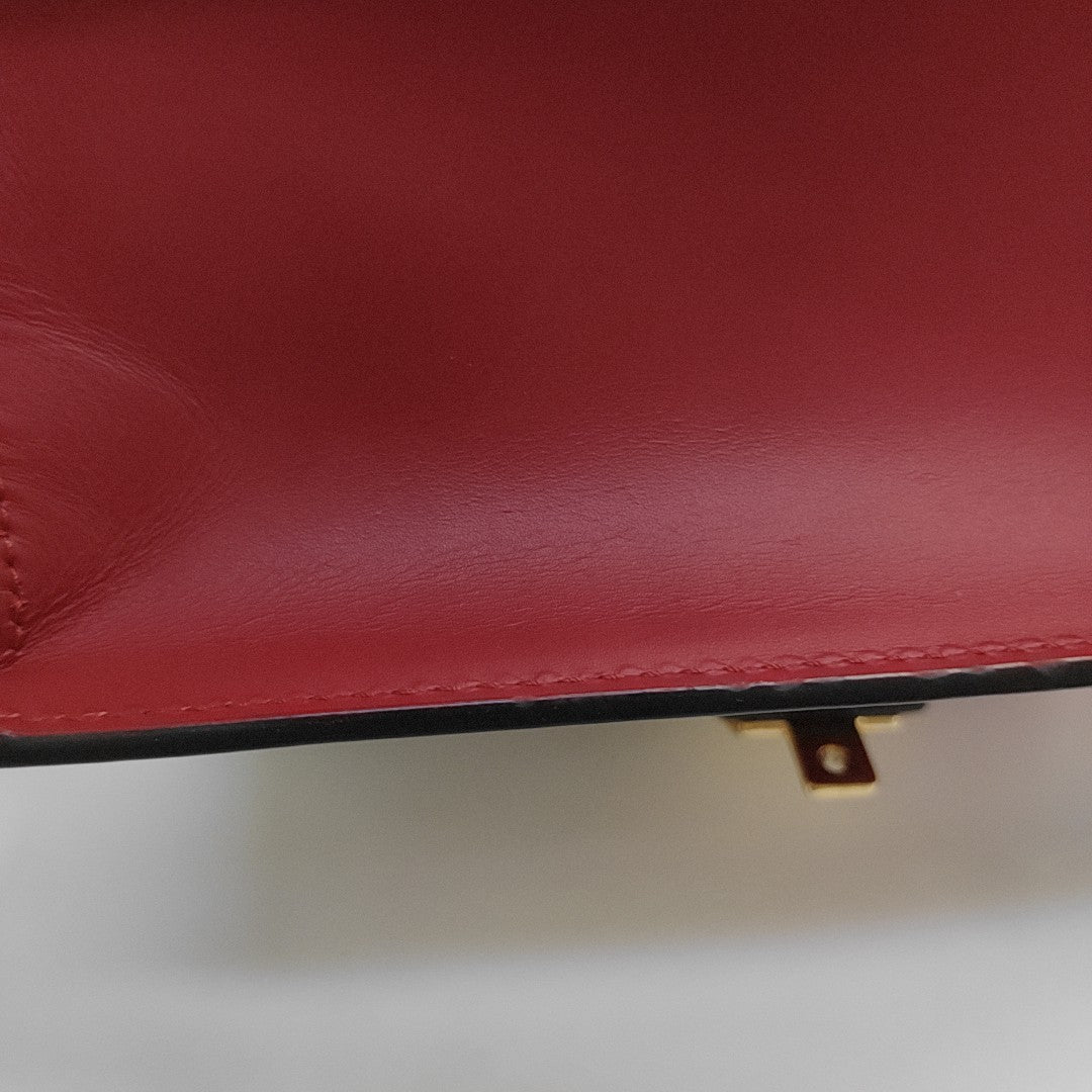 Sylvie Mini Calfskin Red