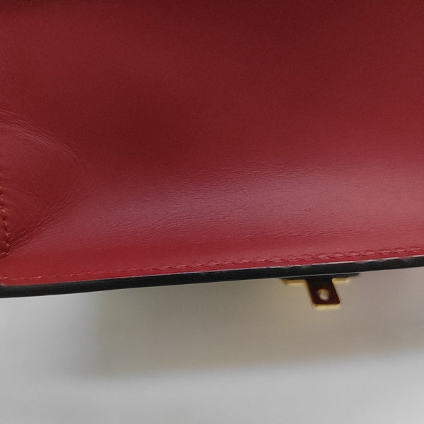 Sylvie Mini Calfskin Red