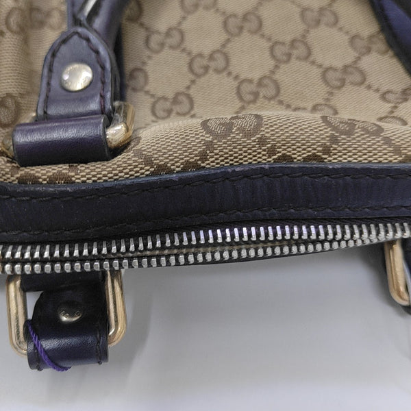 Boston Monogram Canvas Beige