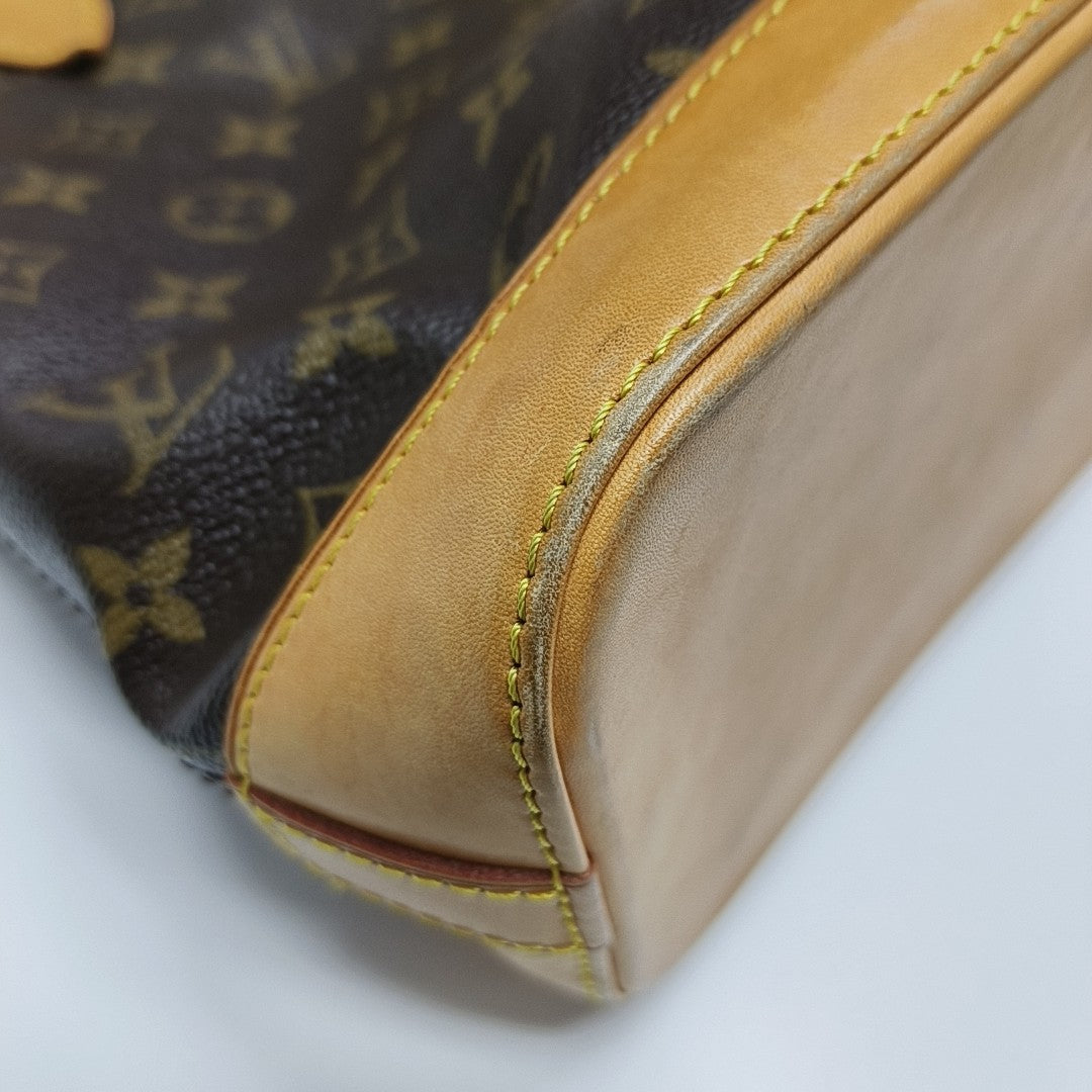 LOCKIT PM Monogram Coated Canvas Brown
