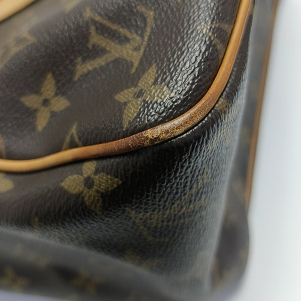 BATIGNOLLES MM Monogram Coated Canvas Brown