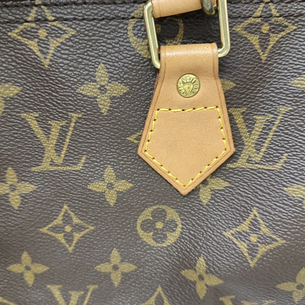 SPEEDY 25 Monogram Coated Canvas Brown