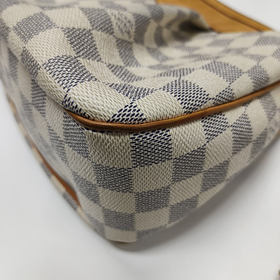 SIRACUSA PM Damier Azur Coated Canvas White