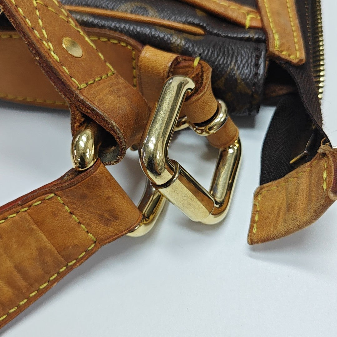 TULUM GM Monogram Coated Canvas Brown