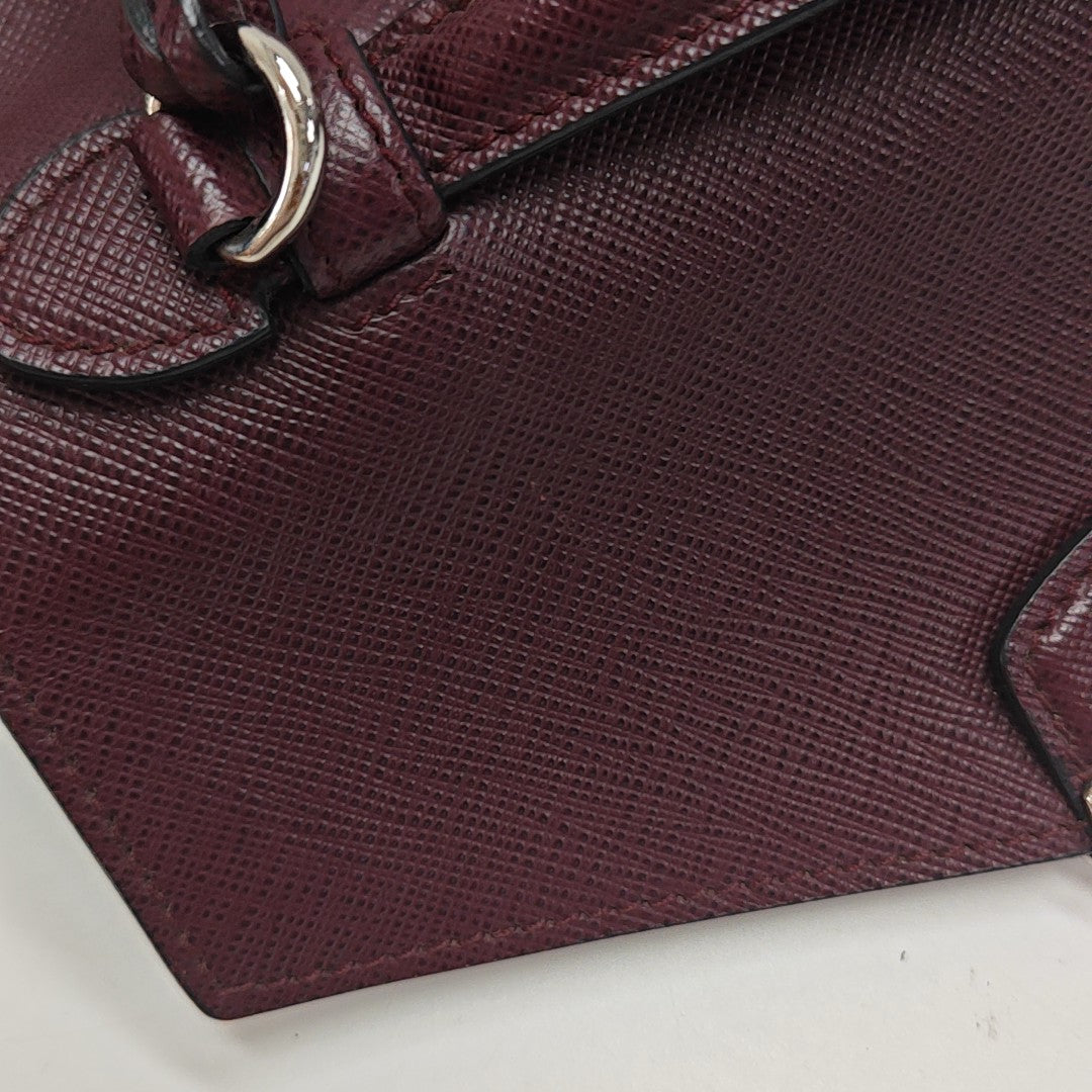 Sound Bag Saffiano Calfskin Red