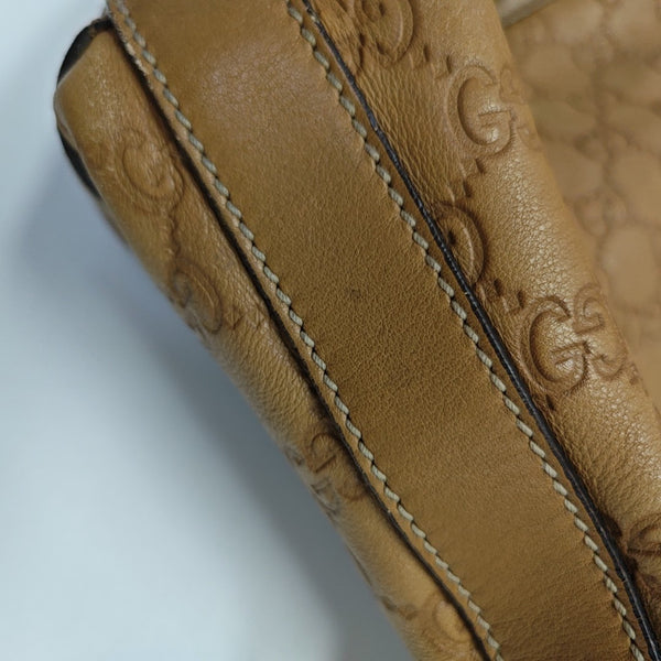 Ligne Shima Monogram Calfskin Brown