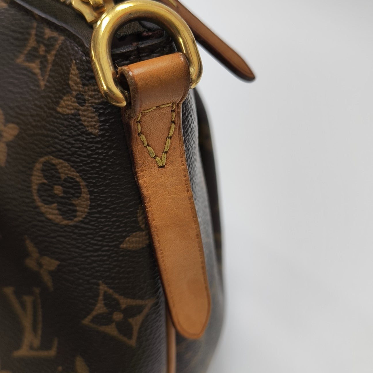TURENNE PM Monogram Coated Canvas Brown
