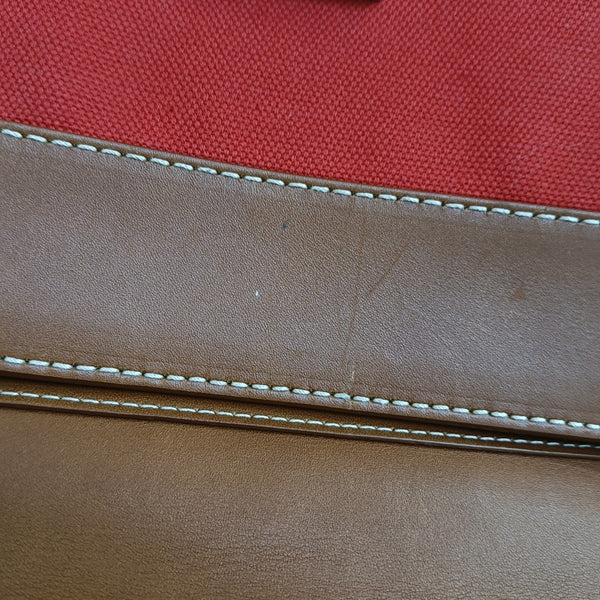 Canvas Shoulder Bag Red