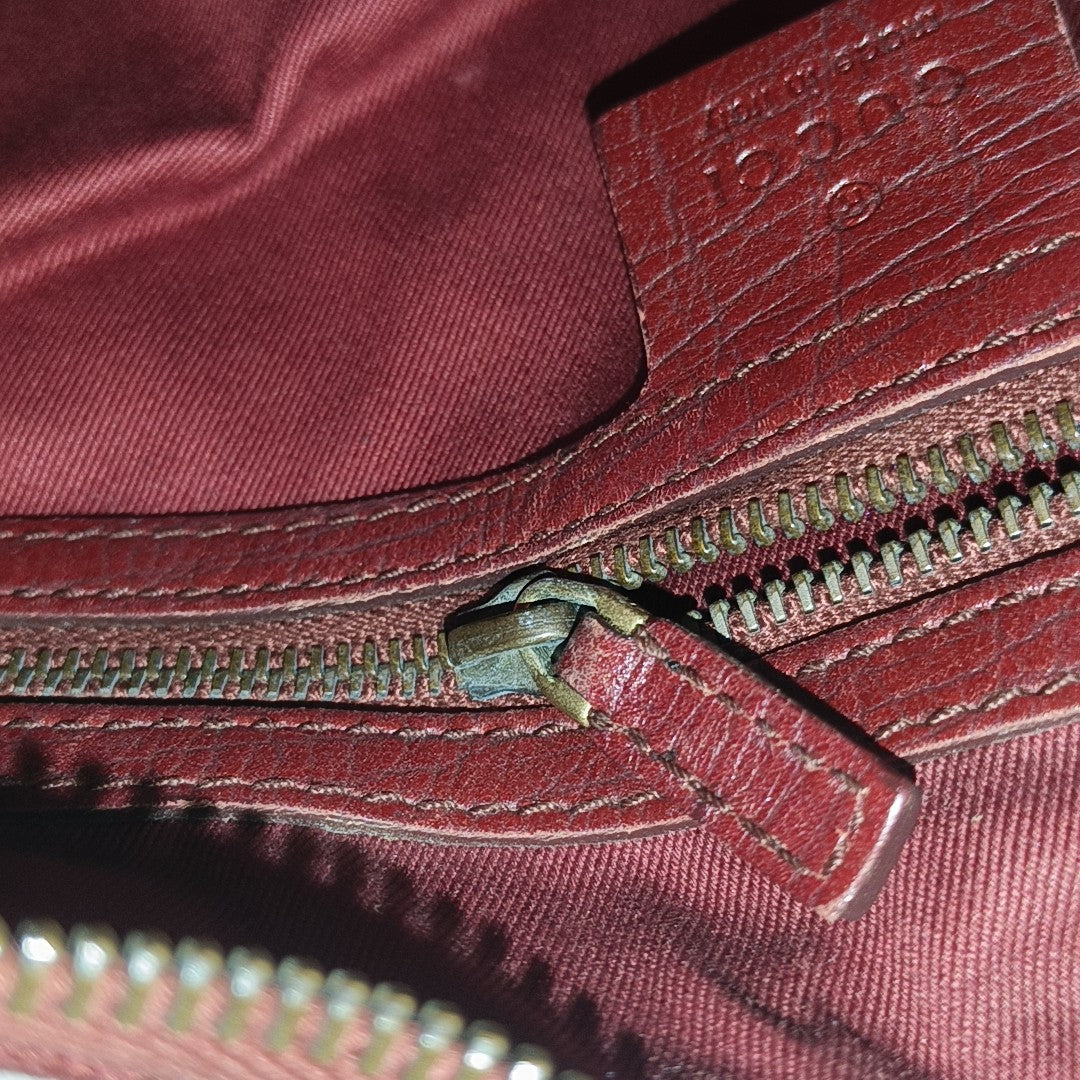 Monogram Canvas Top Handle Bag Red