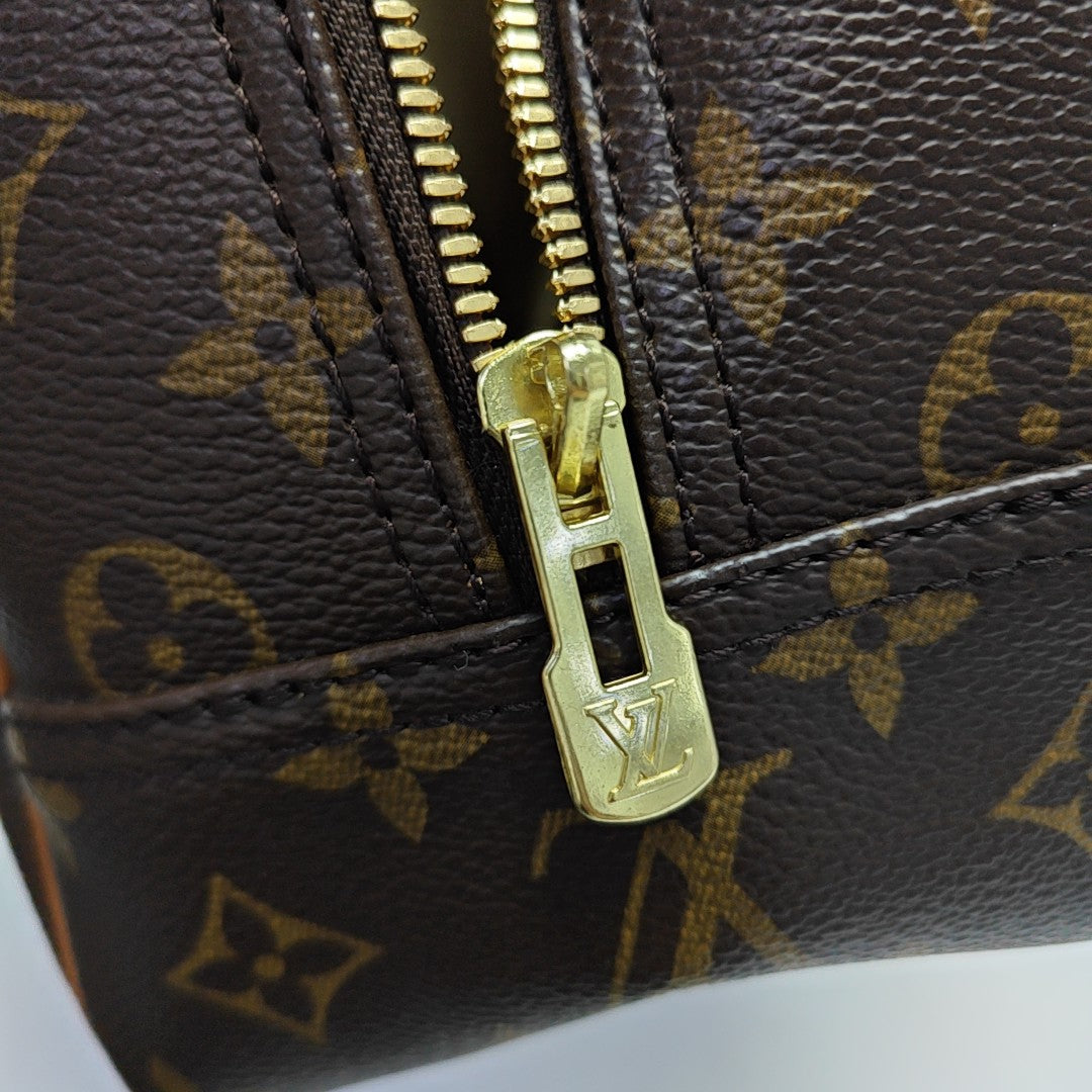 DEAUVILLE Monogram Coated Canvas Brown